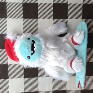 Christmas Snowboarding Yeti Dog Toy from Wilderdog